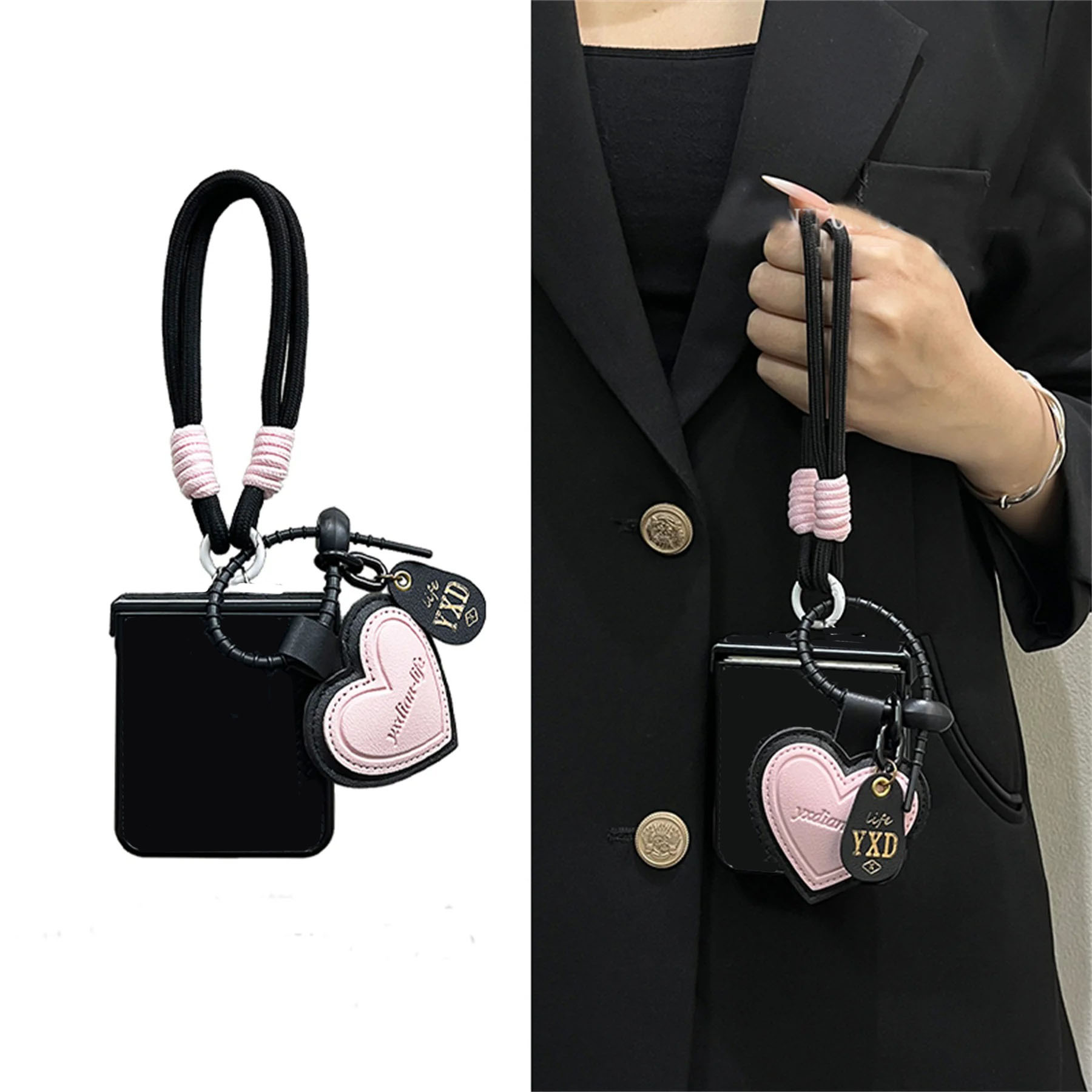 Motorola Tablet Accessories - Love Pendant Phone Case For Samsung