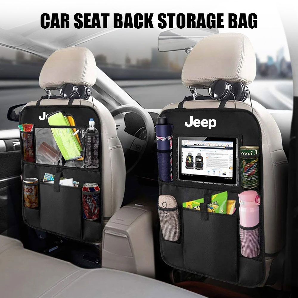 Toddler Tablet Accessories - Car Seat Back Storage Bag Backseat
