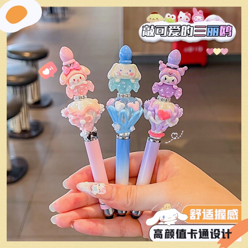 Tablet Accessories Set - Cartoon Anime Sanrio Bead Pen Hand