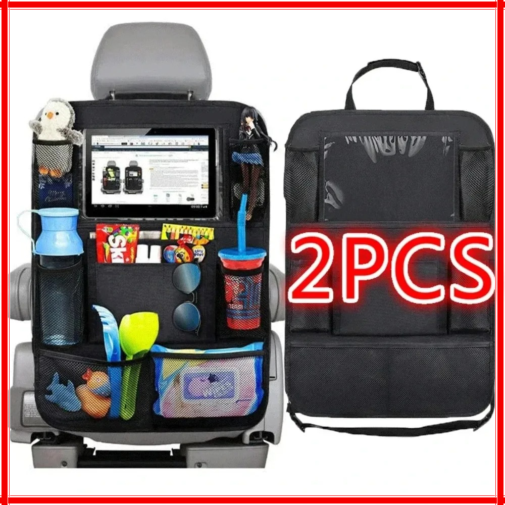 Toddler Tablet Accessories - Car Backseat Organizer with Touch Screen