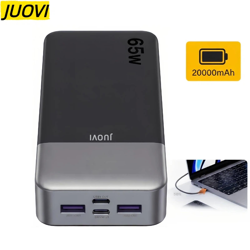 Tablet Accessories Samsung - JUOVI 20000mAh Power Bank 65W PD