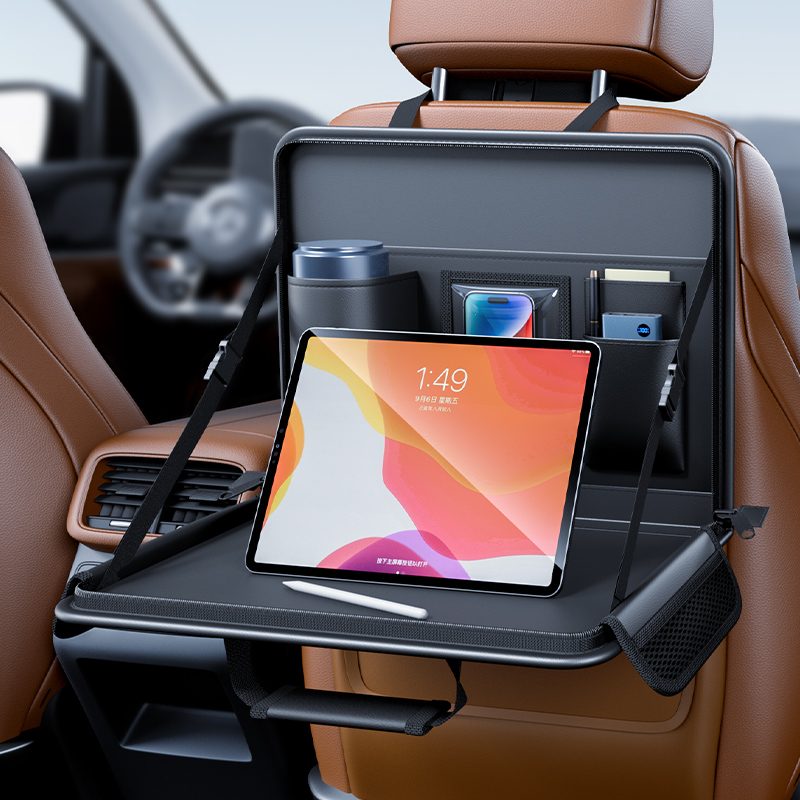 Toddler Tablet Accessories - Car Laptop Holder Leather Car Seat