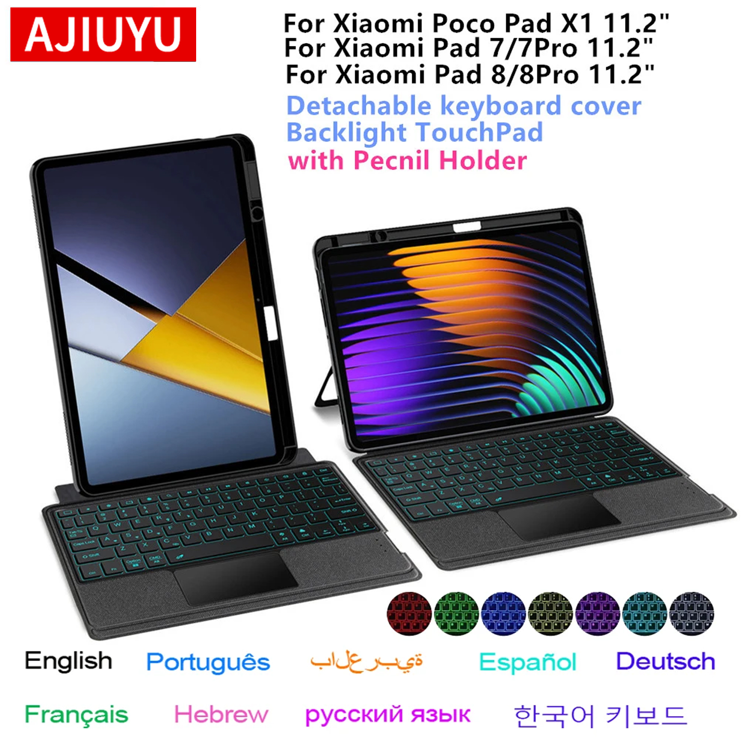 TouchPad Keyboard For Xiaomi P - Poco Tablet Accessories reseña y precio