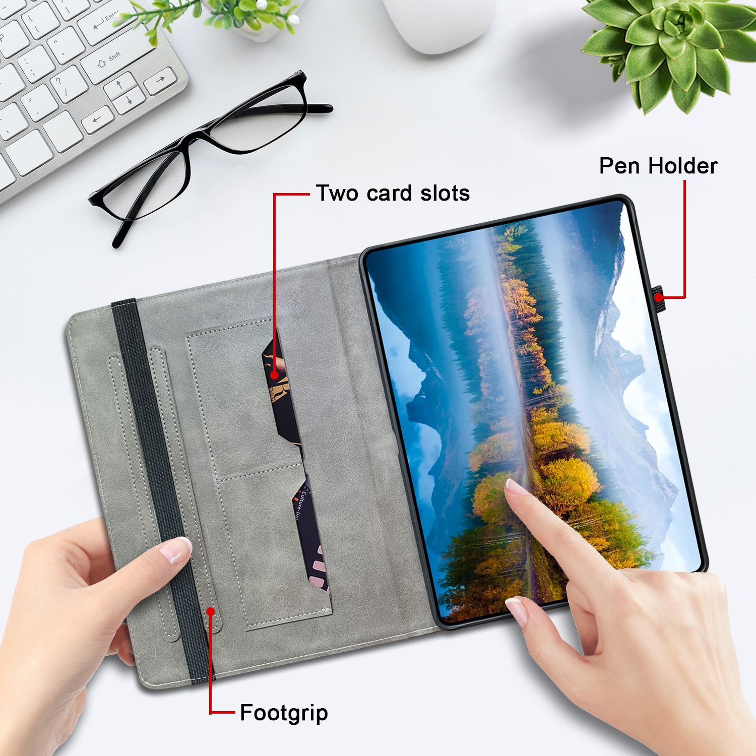Leather Case for Samsung Galax - Getac Tablet Accessories reseña y precio