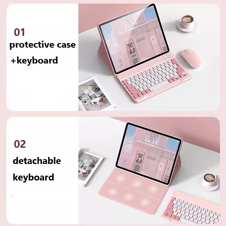 Magnetic Tablets Case for Leno - Lenovo Tablet Keyboard Accessories reseña y precio