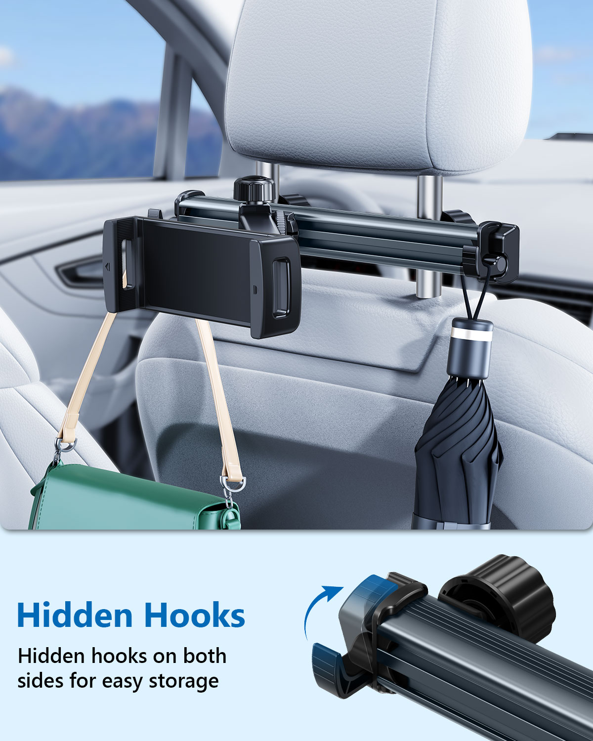 Hipacool Car Tablet Holder Sta - Tablet Accessories Must Have reseña y precio
