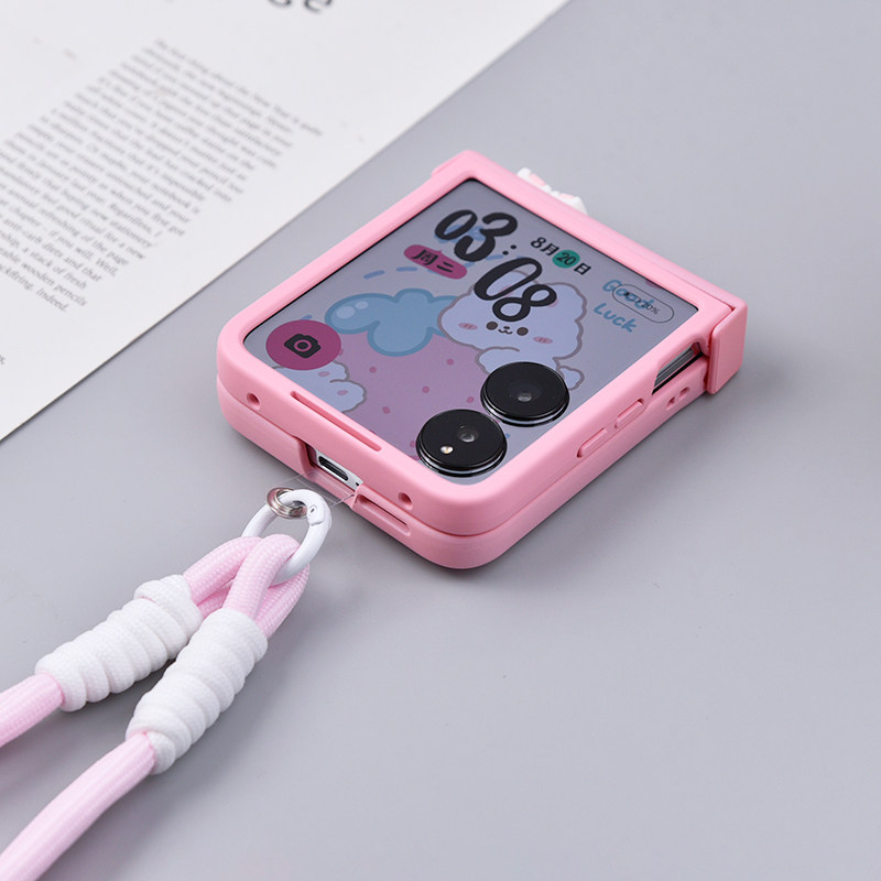 Cute Rabbit Ears Hinge Phone C - Motorola Tablet Accessories reseña y precio