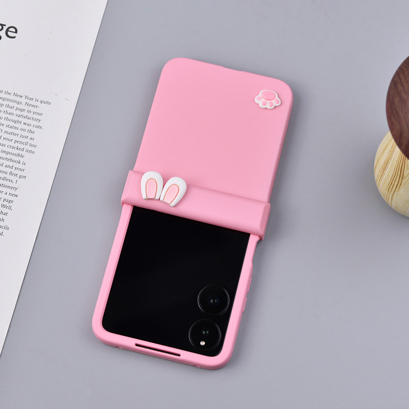 Cute Rabbit Ears Hinge Phone C - Motorola Tablet Accessories reseña y precio