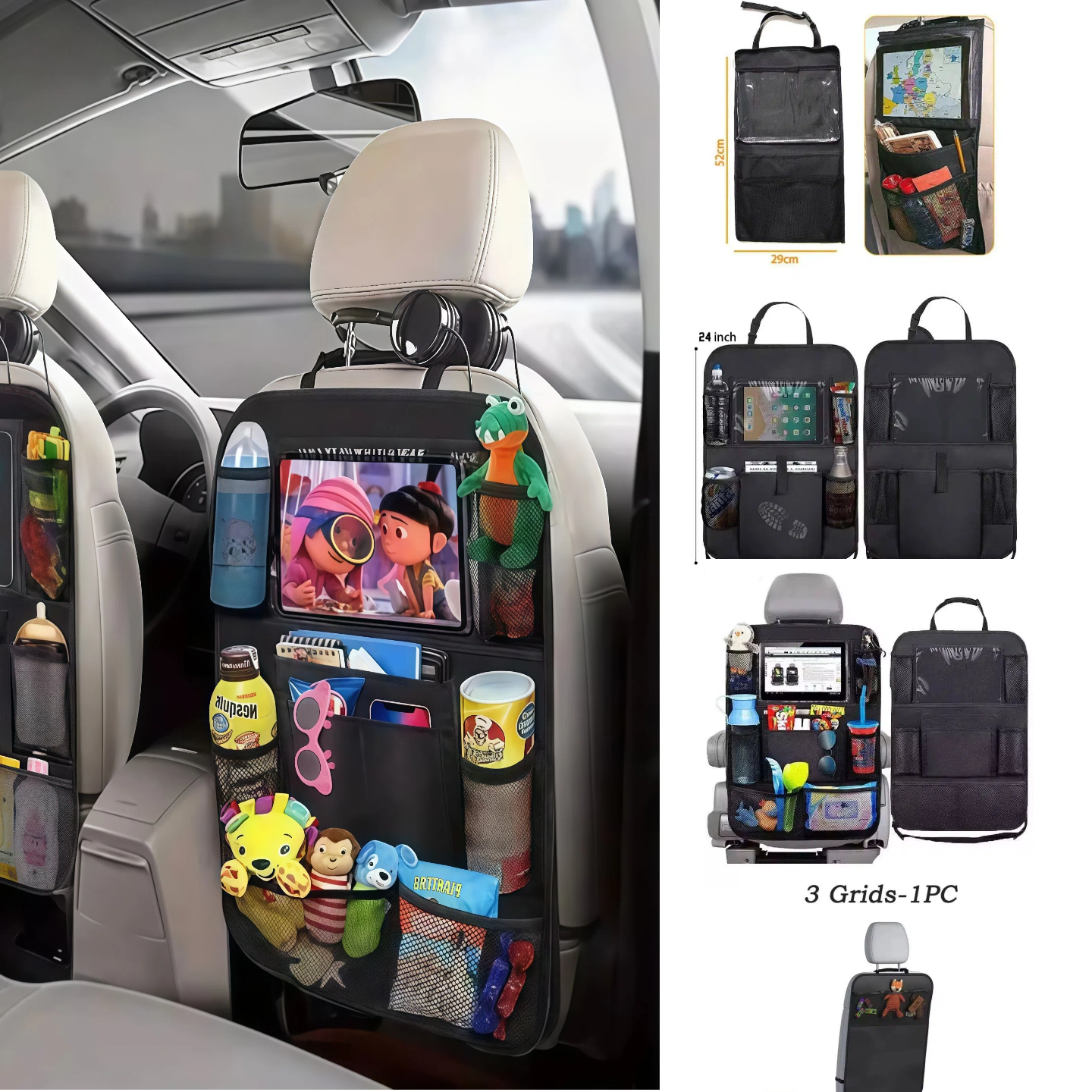 Car Seat Organizer Multifuncti - Tablet Accessories Must Have reseña y precio