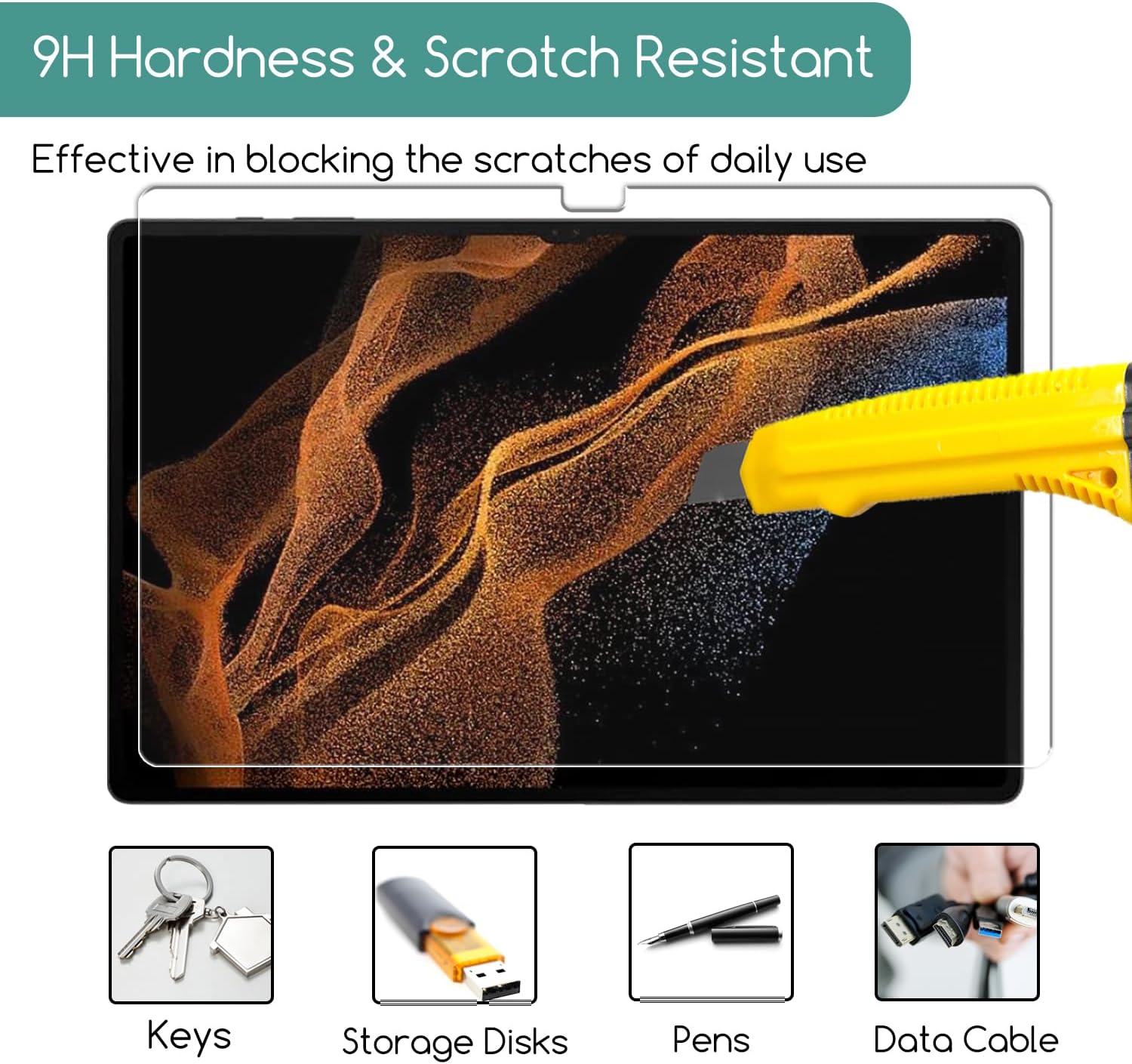 1PCS Tempered Glass Screen Pro - Samsung Tablet S10 Accessories reseña y precio