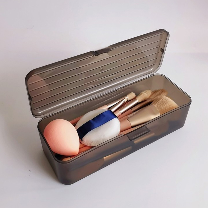 1PC Transparent Plastic Cosmet - Case With Pencil Holder reseña y precio