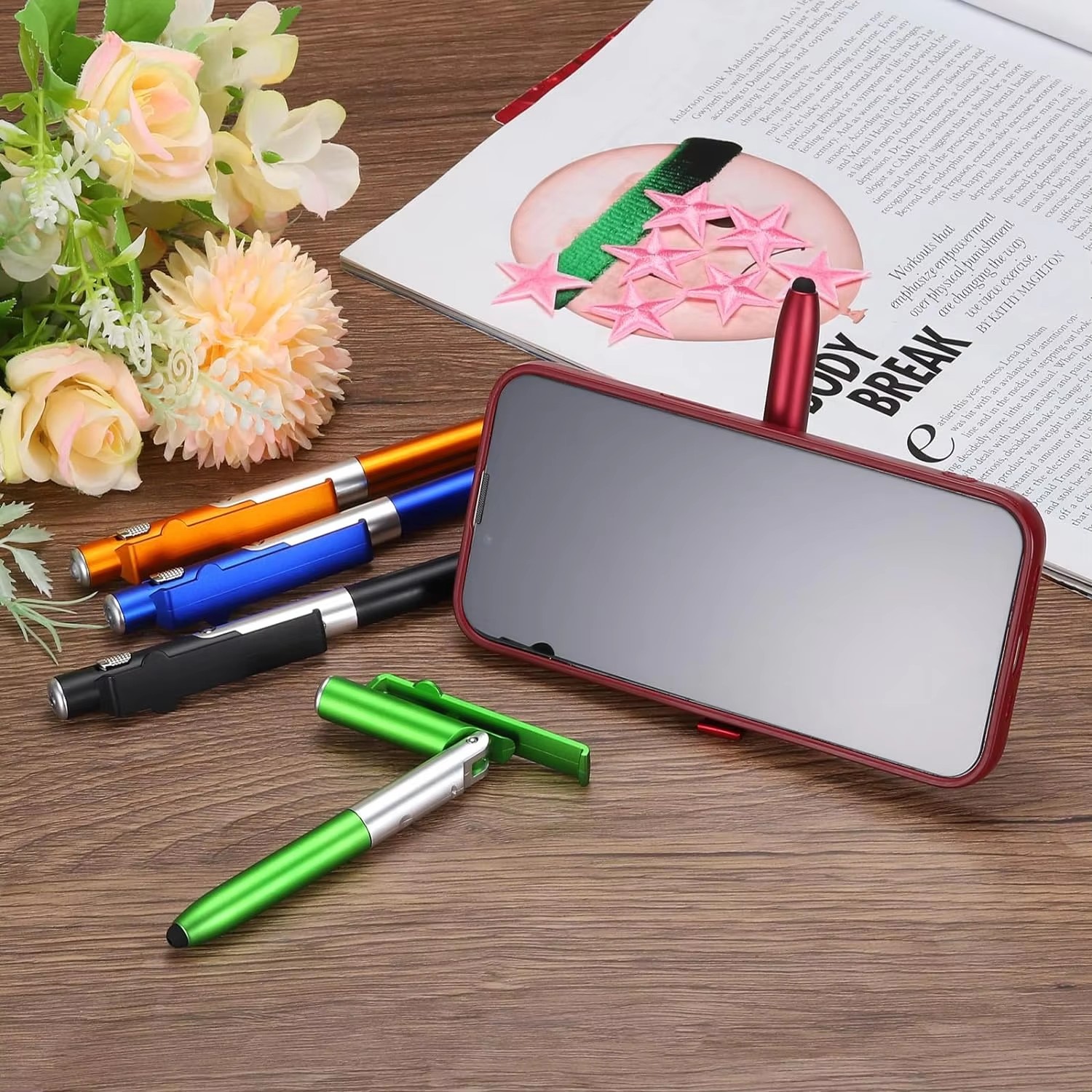 4 IN 1 Multifunction Touch Pen - Case With Pencil Holder reseña y precio