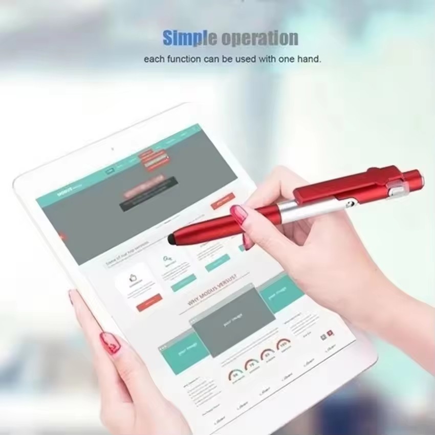 4 IN 1 Multifunction Touch Pen - Case With Pencil Holder reseña y precio