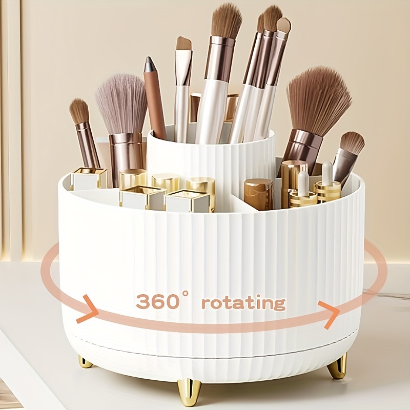 Rotatable Makeup Desktop Cosme - Case With Pencil Holder reseña y precio