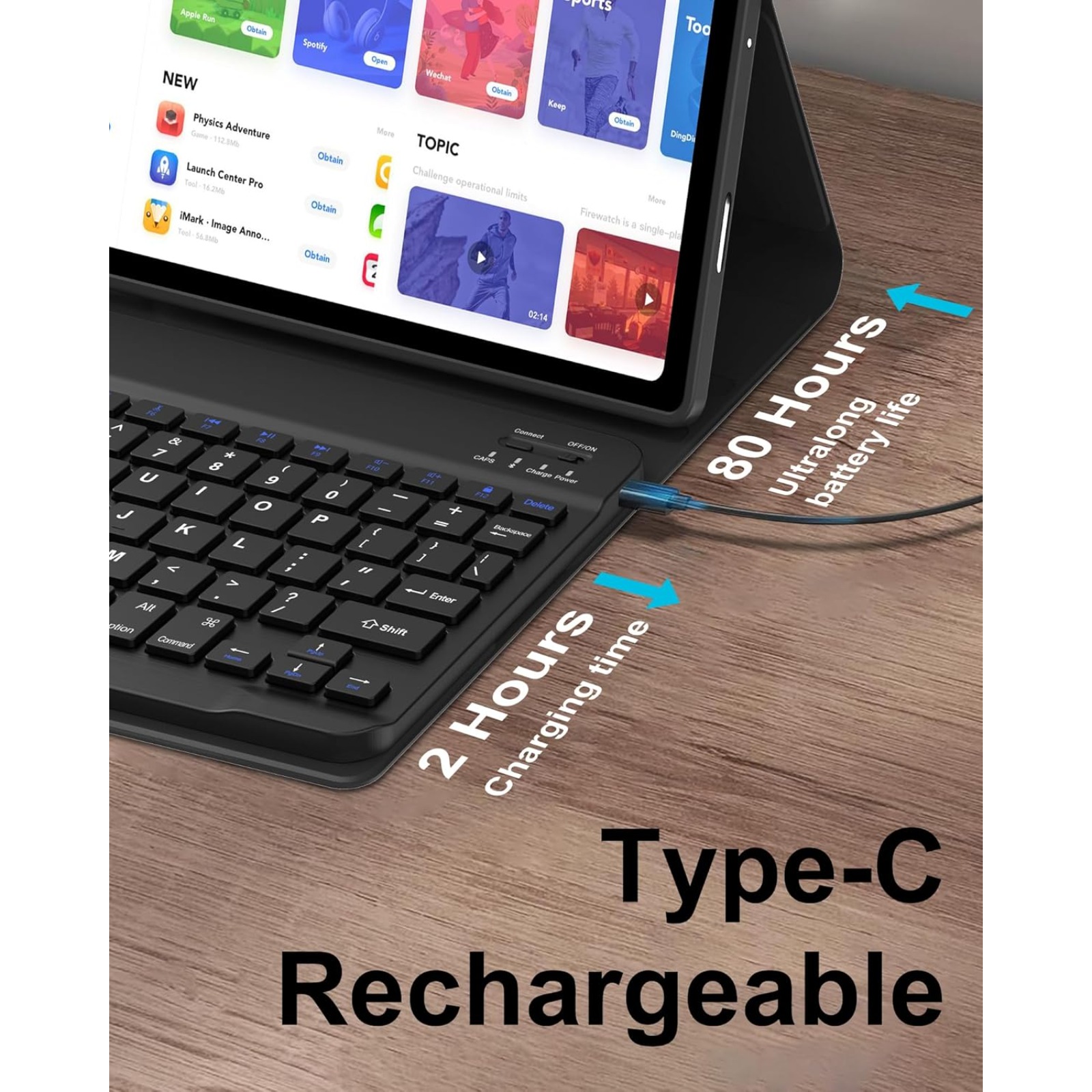 Keyboard Case for Lenovo Tab P - Lenovo Tablet Keyboard Accessories reseña y precio