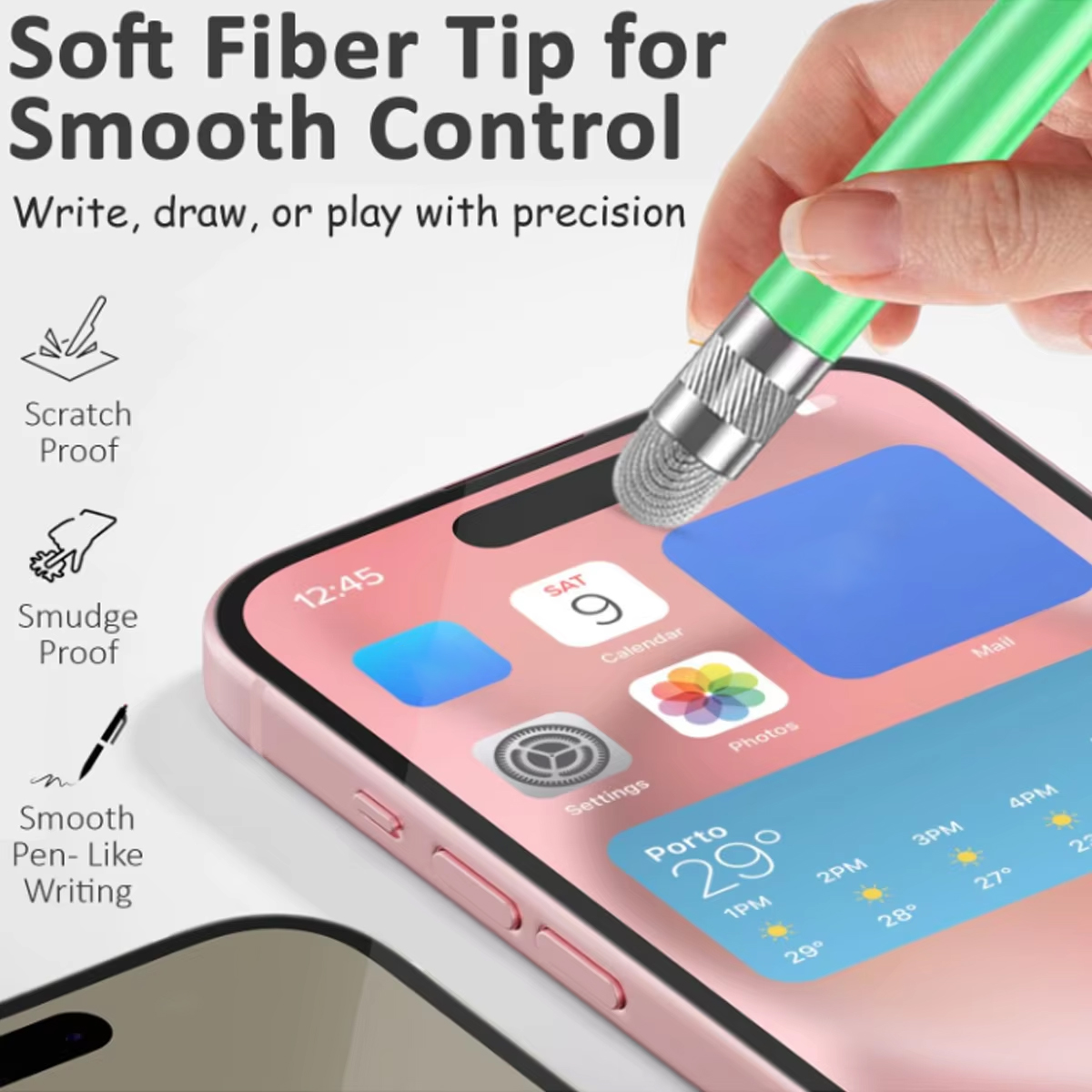 Graduated Color Silver Fiber T - Tablet Pencil Accessories reseña y precio