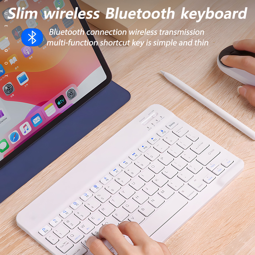 CASEPOKE Bluetooth Wireless Ke - Lenovo Tablet Keyboard Accessories reseña y precio