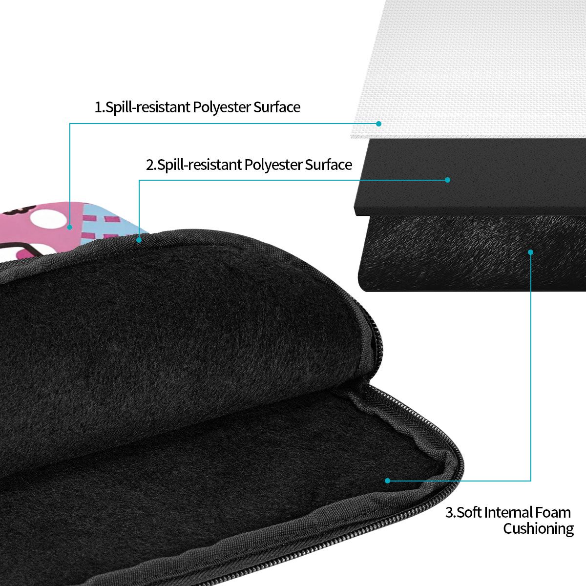 Laptop Sleeve Case 12 13 15 17 - Tablet Sleeves & Cases Ipad Accessories reseña y precio