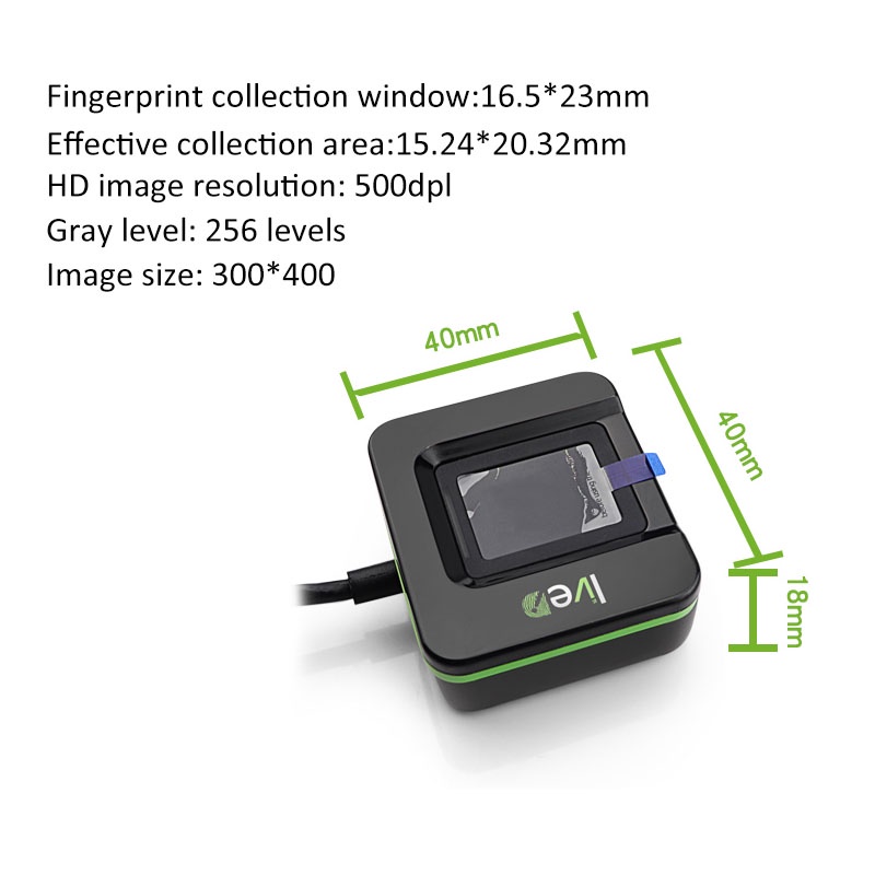 20R Optical Fingerprint Scanne - Windows Tablet Accessories reseña y precio