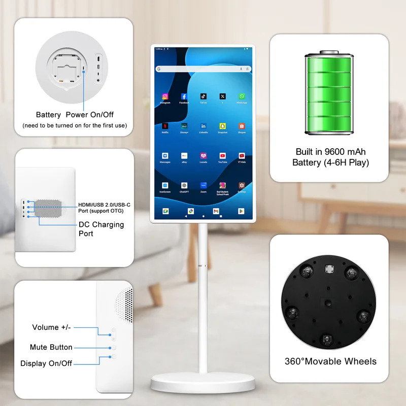 32 Inch Android 15 Smart TV, 6 - Tablet Accessories Uk reseña y precio