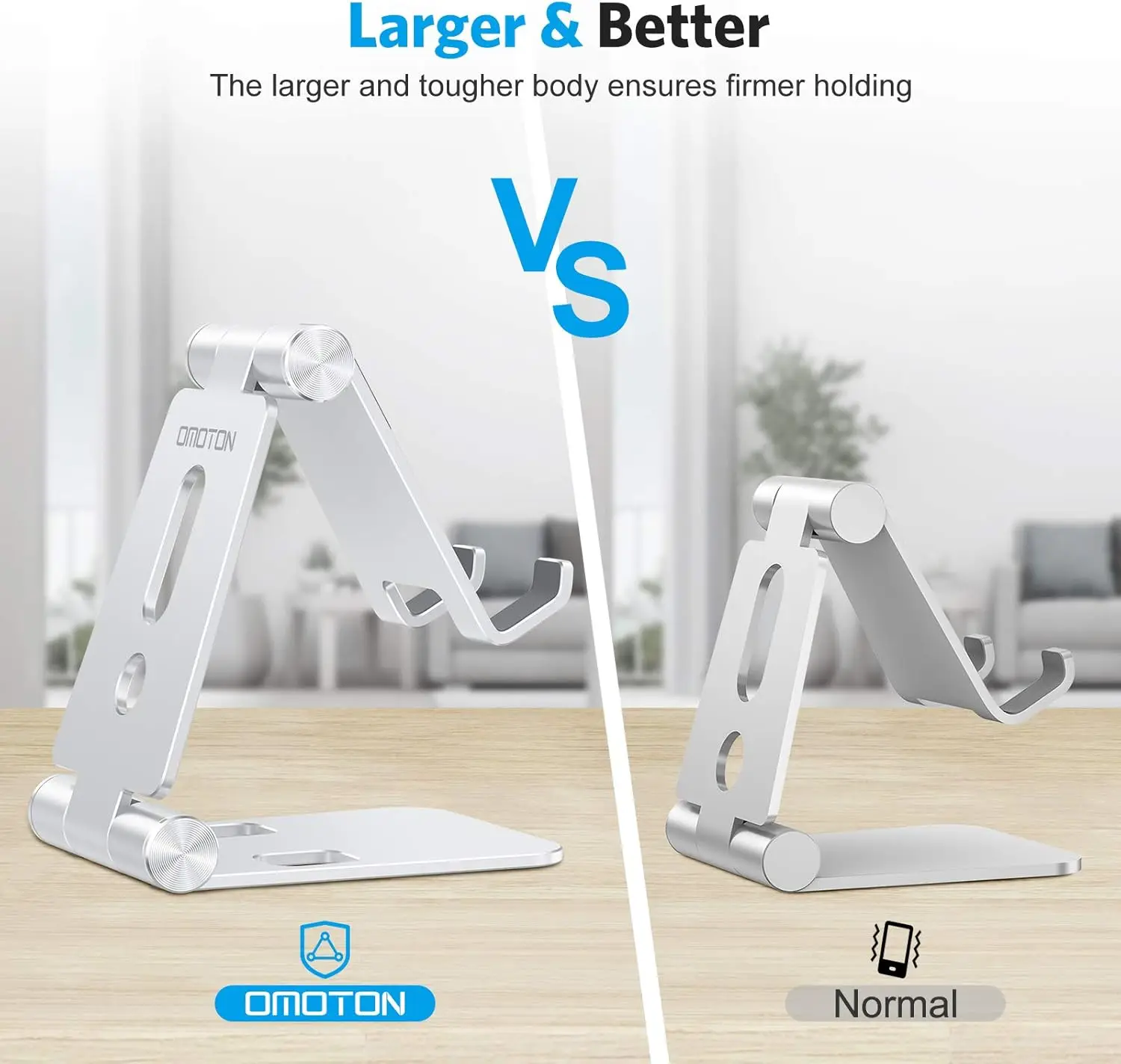 Foldable Aluminum Phone Stand, - Tablet Stand Adjustable reseña y precio