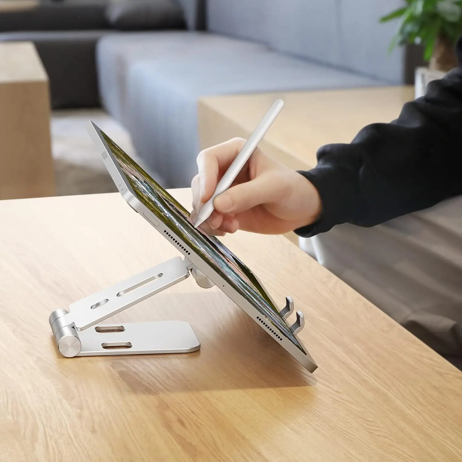 Foldable Aluminum Phone Stand, - Tablet Stand Adjustable reseña y precio