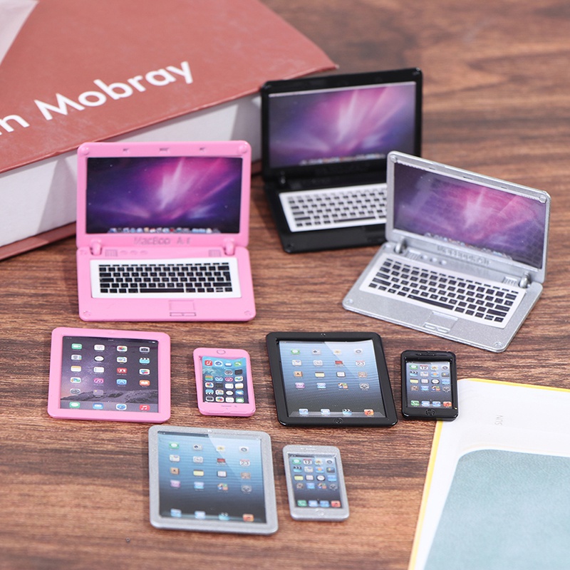 3Pcs/Set Simulation Mini Lapto - Tablet Accessories Set reseña y precio