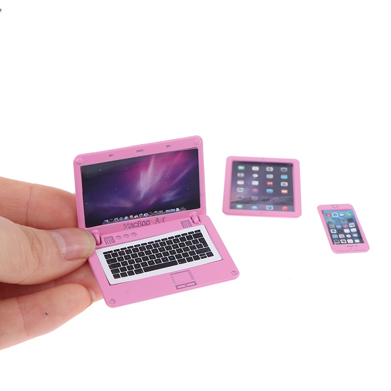 3Pcs/Set Simulation Mini Lapto - Tablet Accessories Set reseña y precio