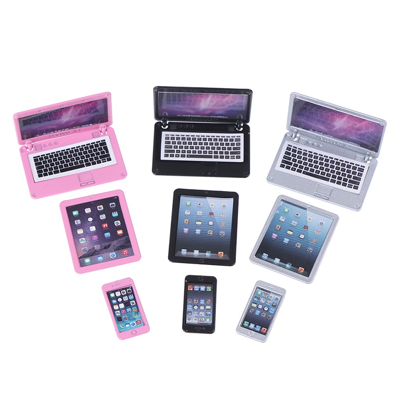 3Pcs/Set Simulation Mini Lapto - Tablet Accessories Set reseña y precio