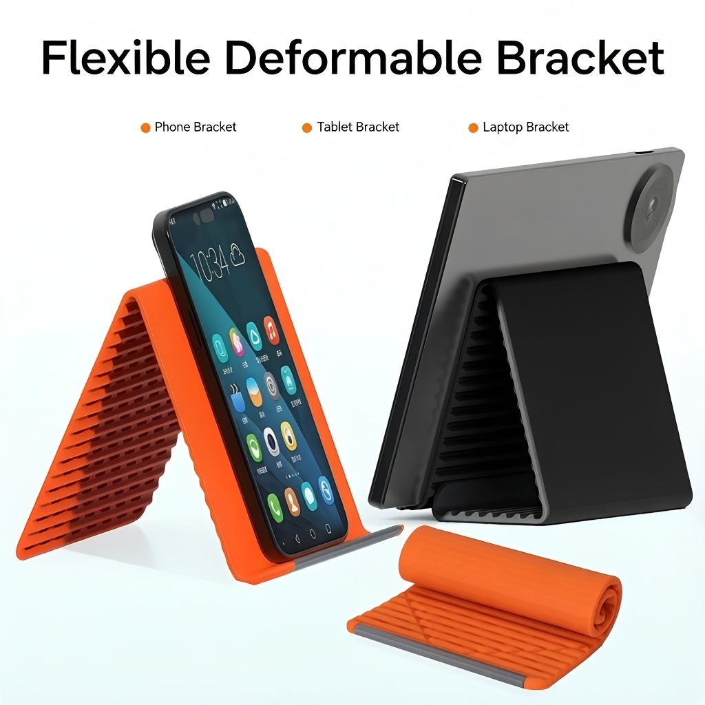 Portable Foldable Silicone Pho - Tablet Stand Adjustable reseña y precio