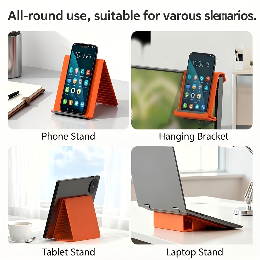 Portable Foldable Silicone Pho - Tablet Stand Adjustable reseña y precio