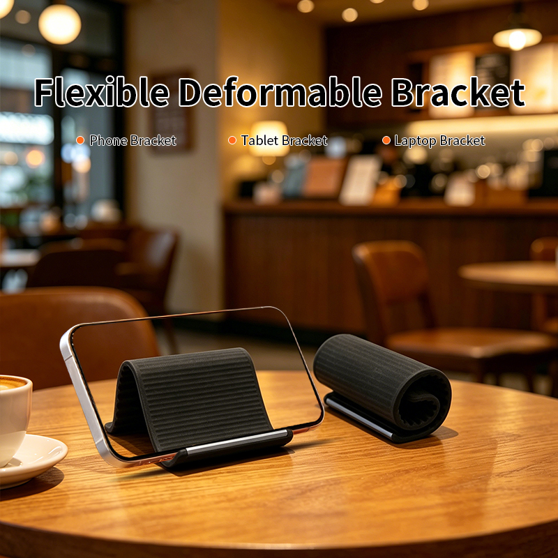 Portable Foldable Silicone Pho - Tablet Stand Adjustable reseña y precio