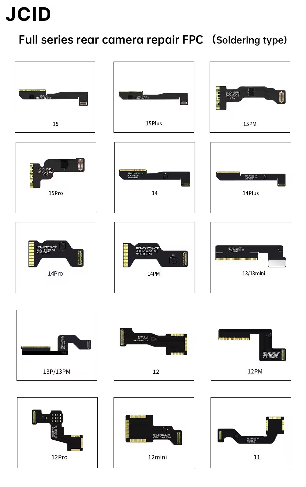 JCID Rear Camera Repair FPC Fl - Windows Tablet Accessories reseña y precio