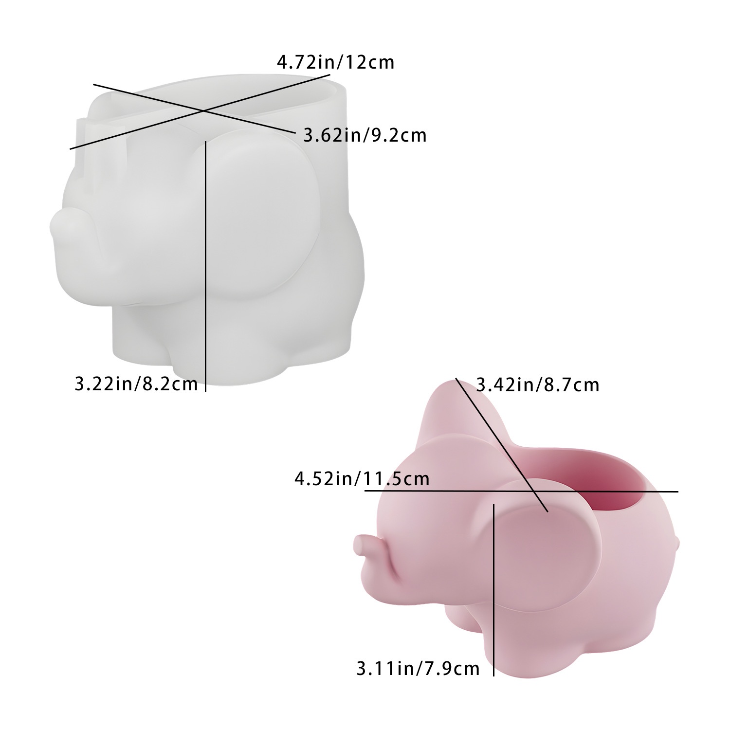 DIY Elephant Storage Cup Resin - Case With Pencil Holder reseña y precio