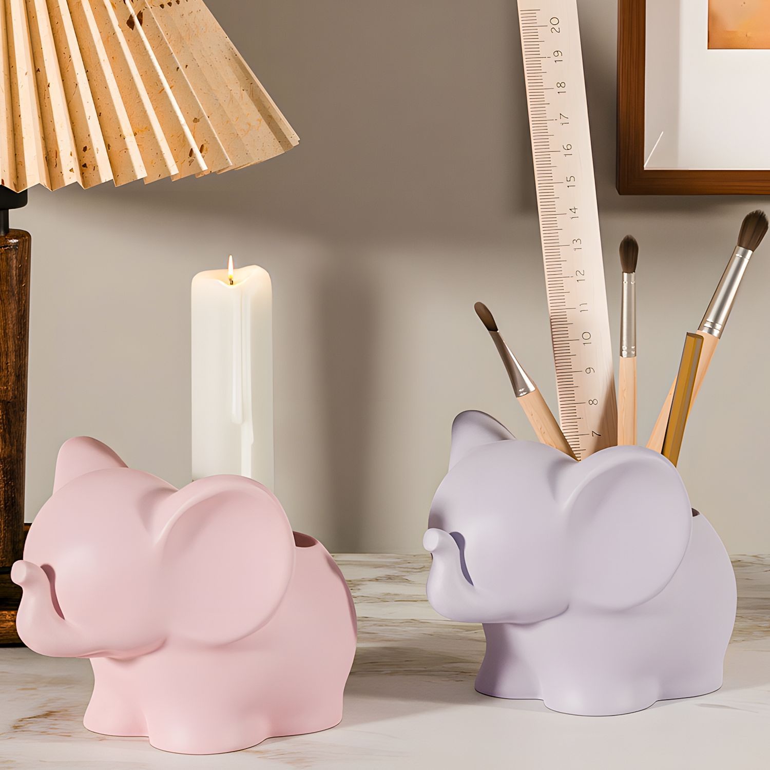 DIY Elephant Storage Cup Resin - Case With Pencil Holder reseña y precio