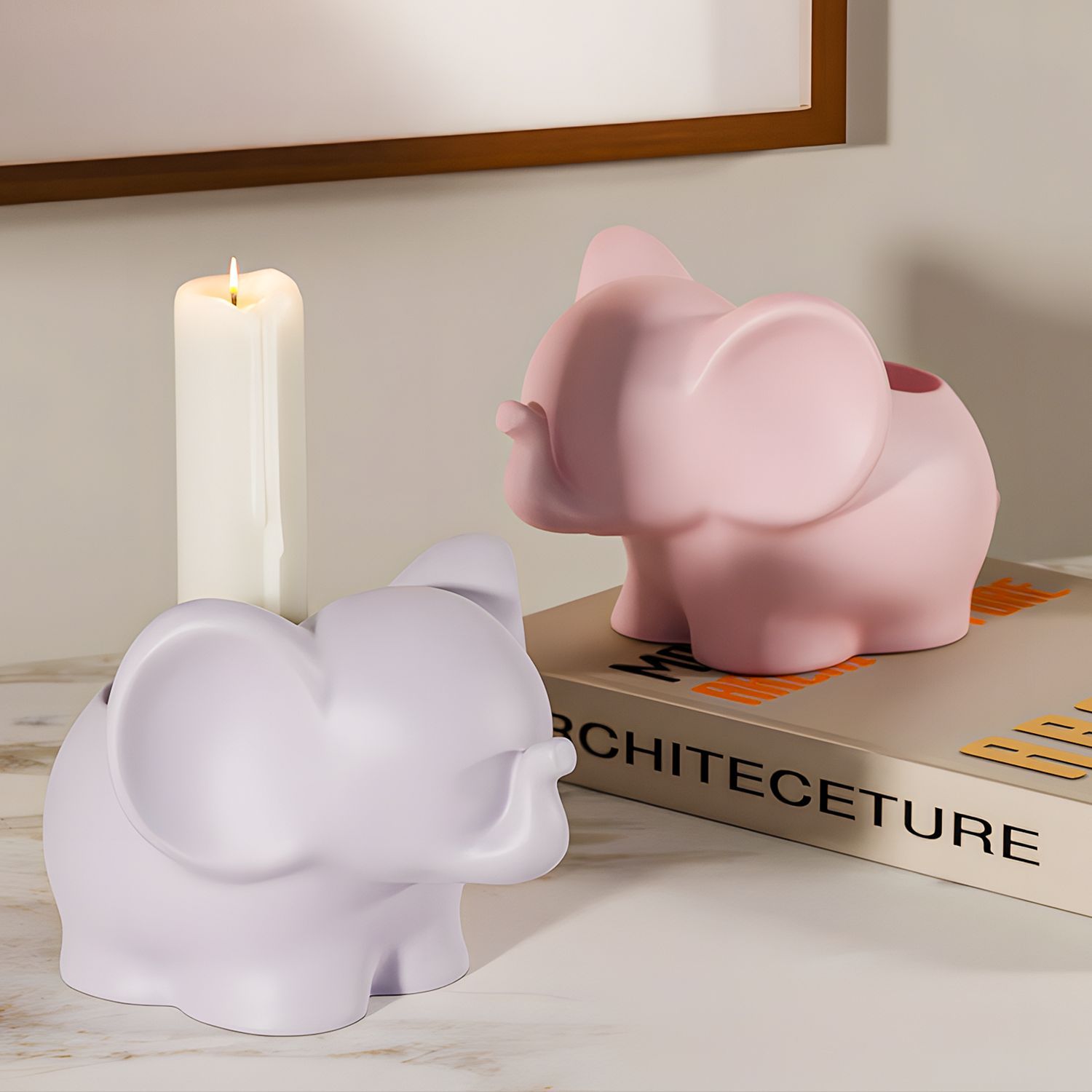 DIY Elephant Storage Cup Resin - Case With Pencil Holder reseña y precio