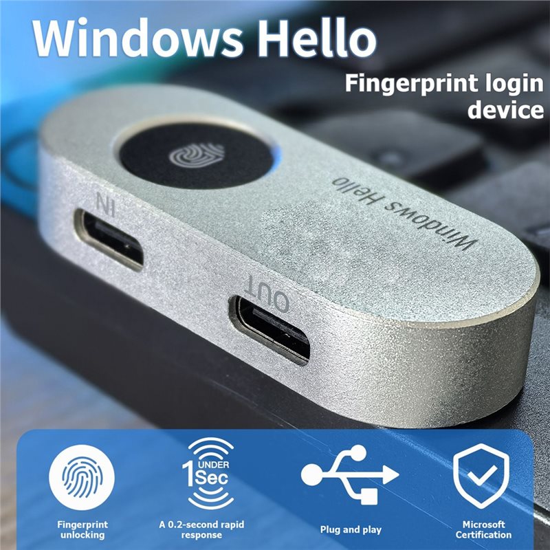 AS95-New Windows Hello Fingerp - Windows Tablet Accessories reseña y precio