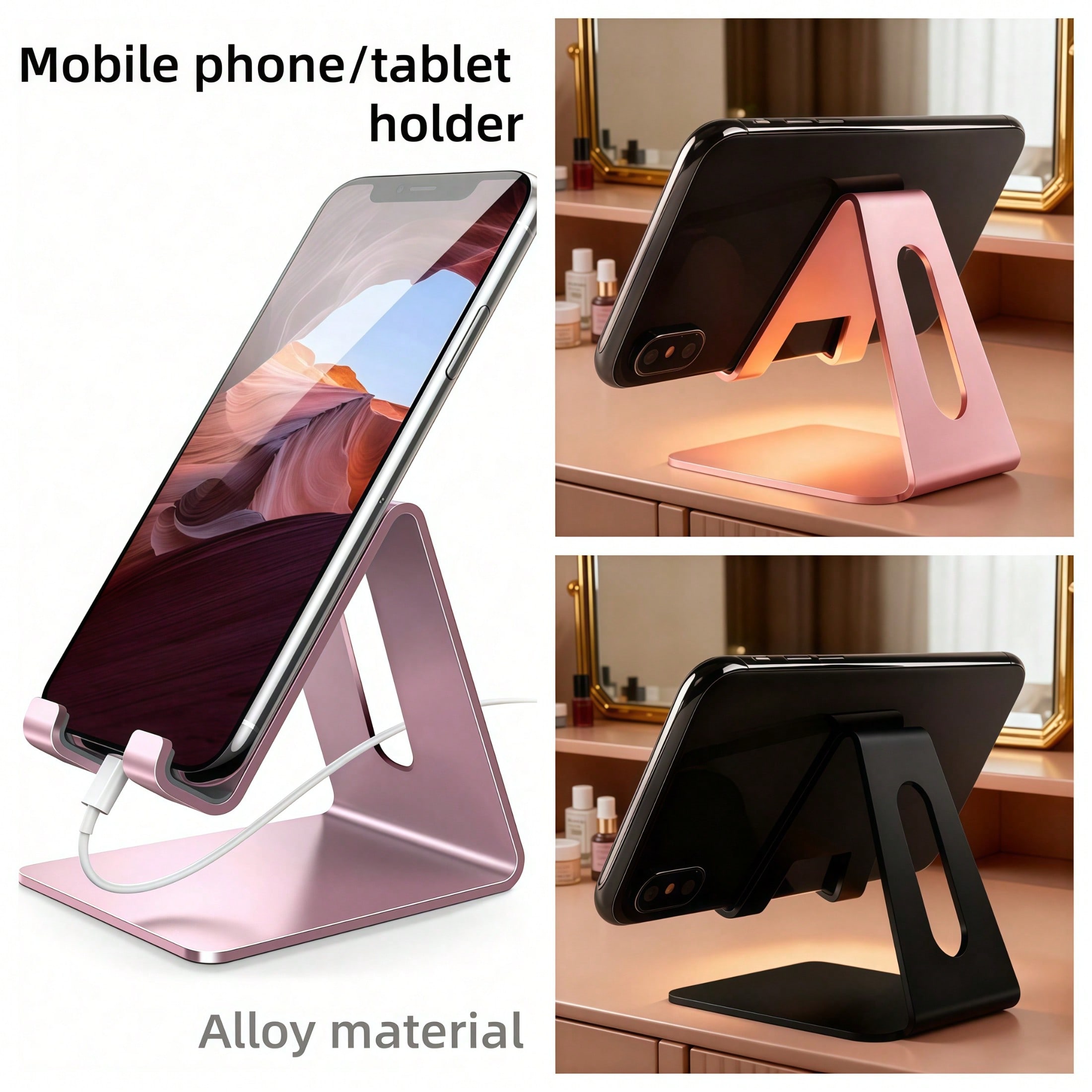 1pc Universal Metal Phone/Tabl - Tablet Stand Accessories reseña y precio