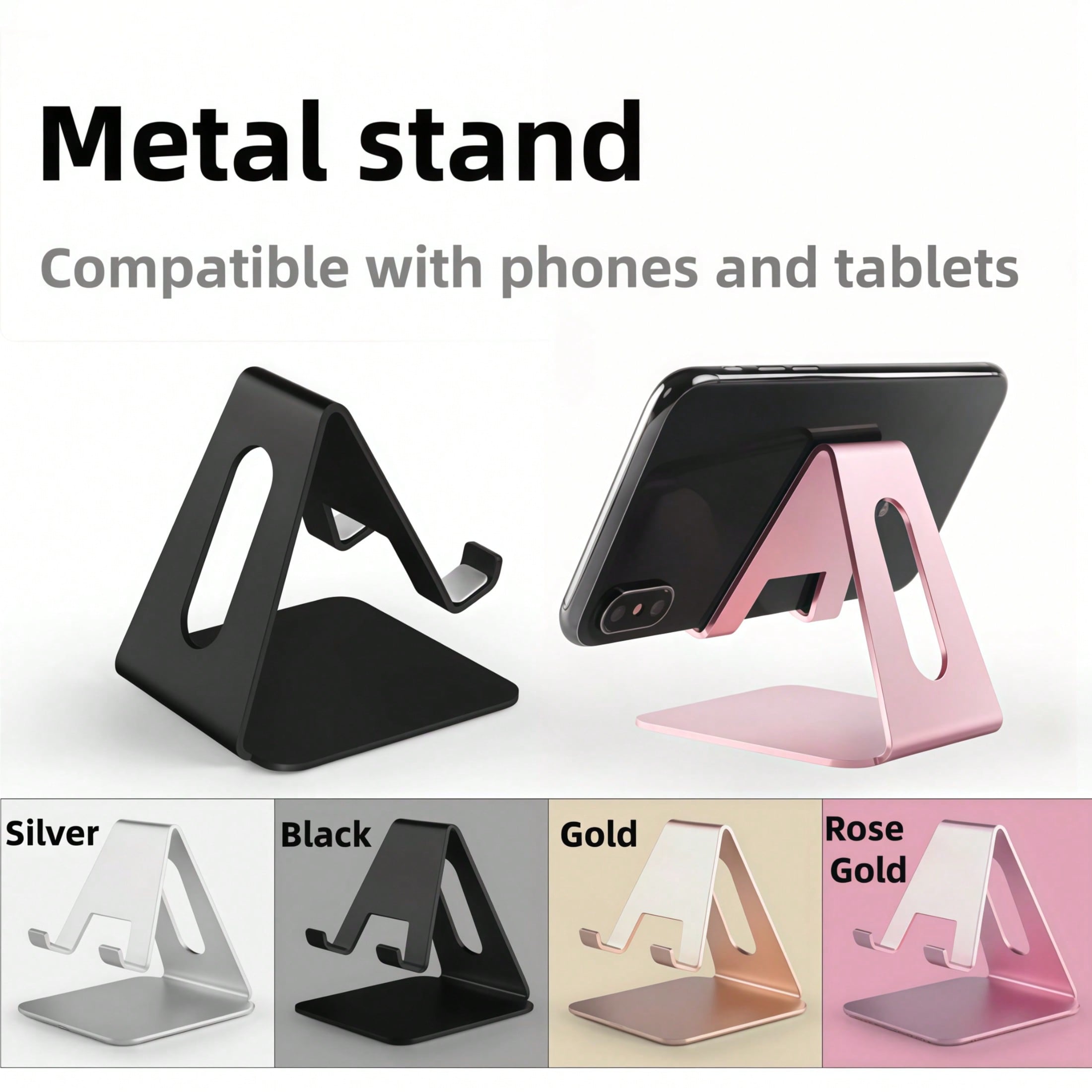 1pc Universal Metal Phone/Tabl - Tablet Stand Accessories reseña y precio