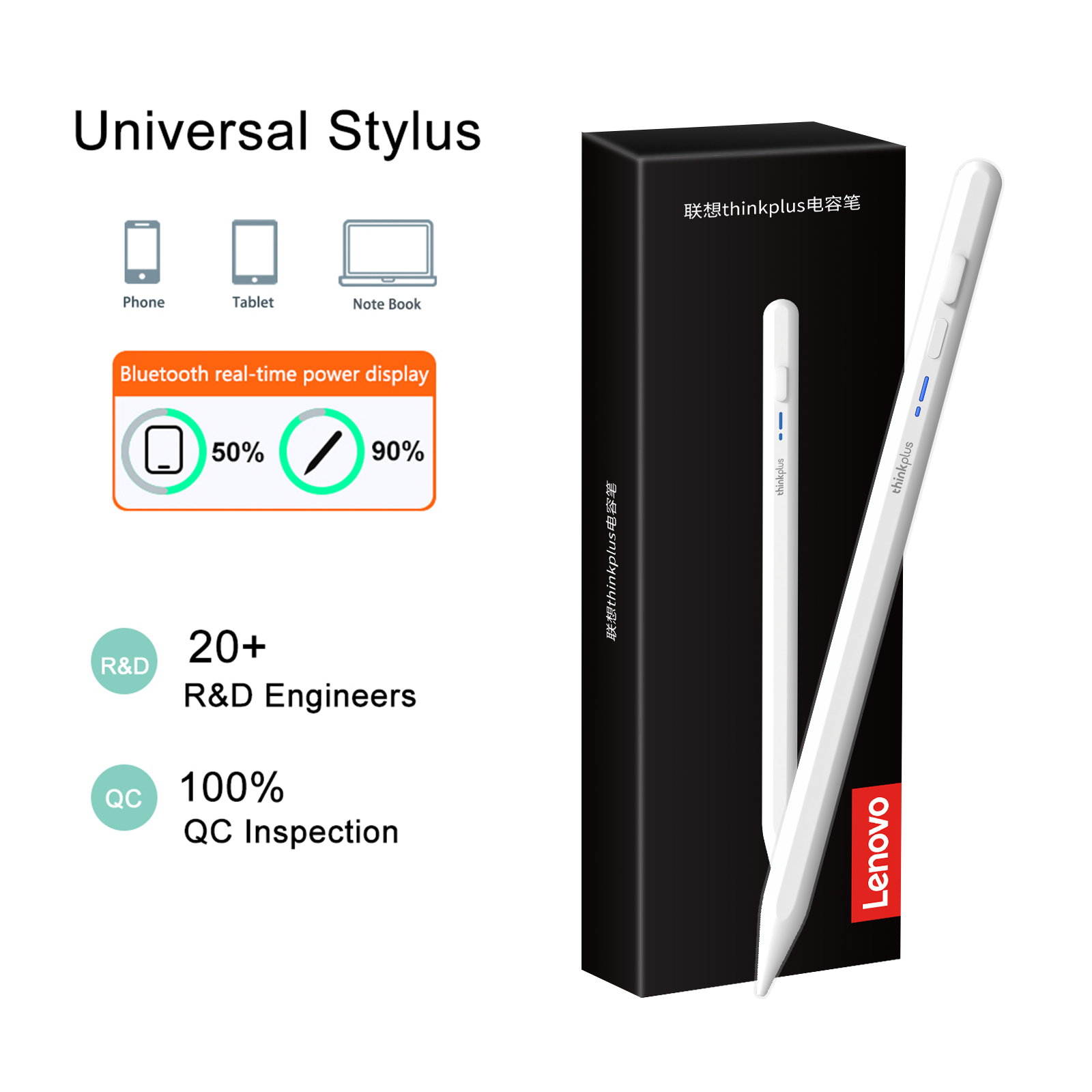Lenovo Universal Stylus Pen Fo - Tablet Accessories Lenovo reseña y precio