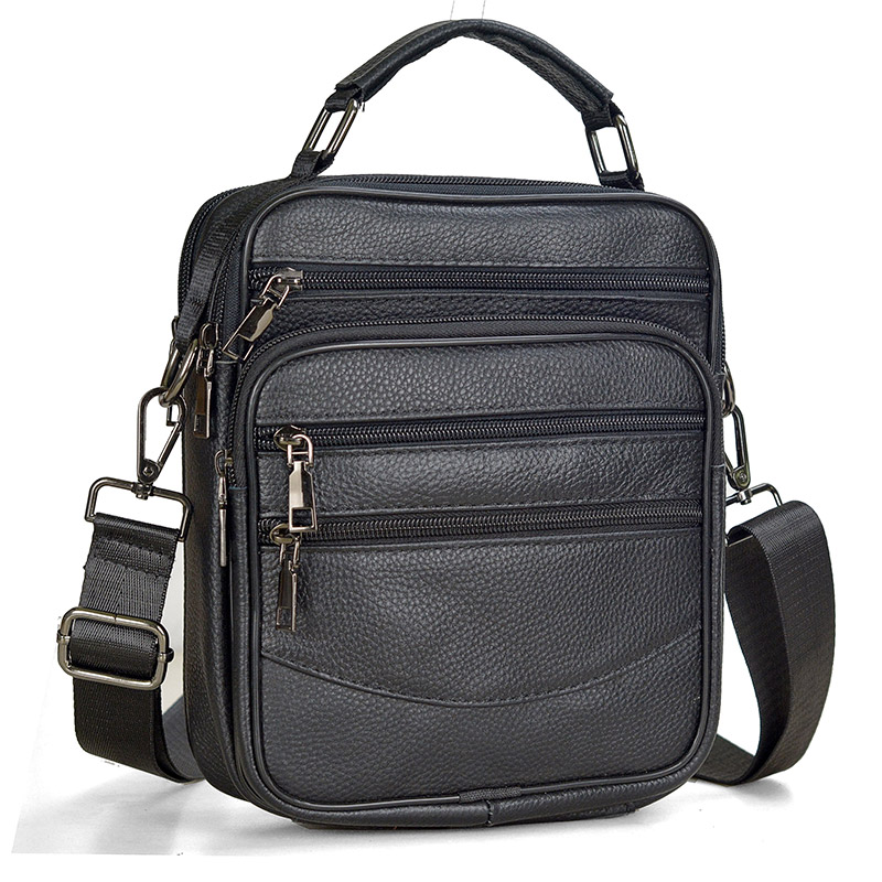 Fashion Men Genuine Leather Ha - Tablet Shoulder Bag reseña y precio