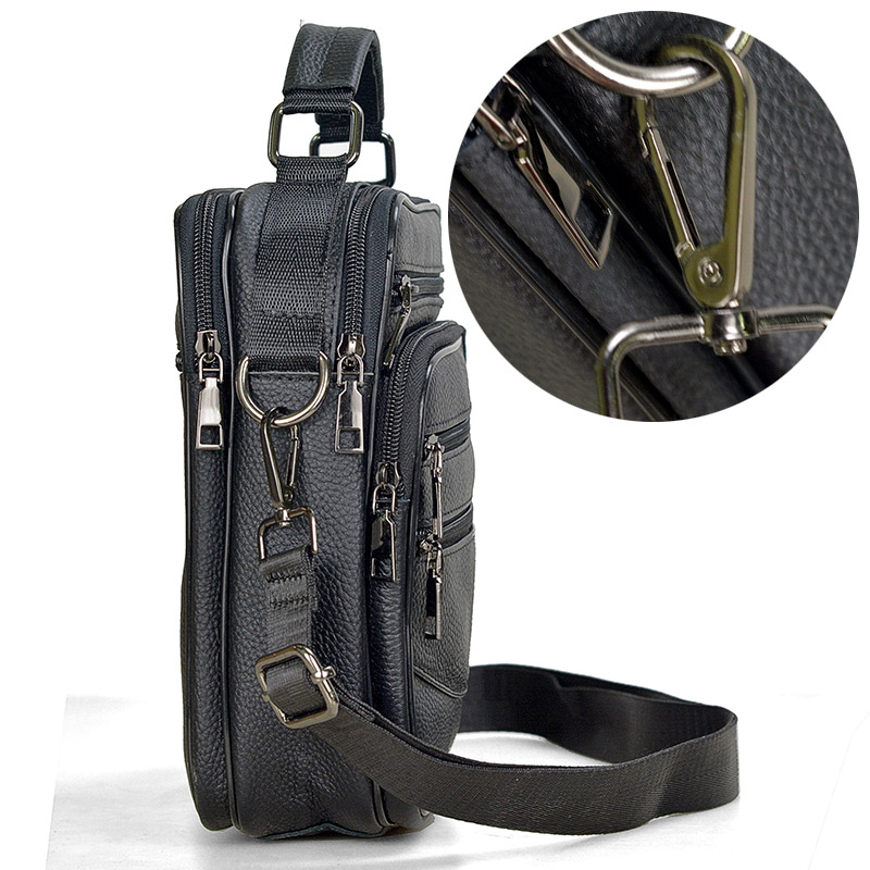 Fashion Men Genuine Leather Ha - Tablet Shoulder Bag reseña y precio