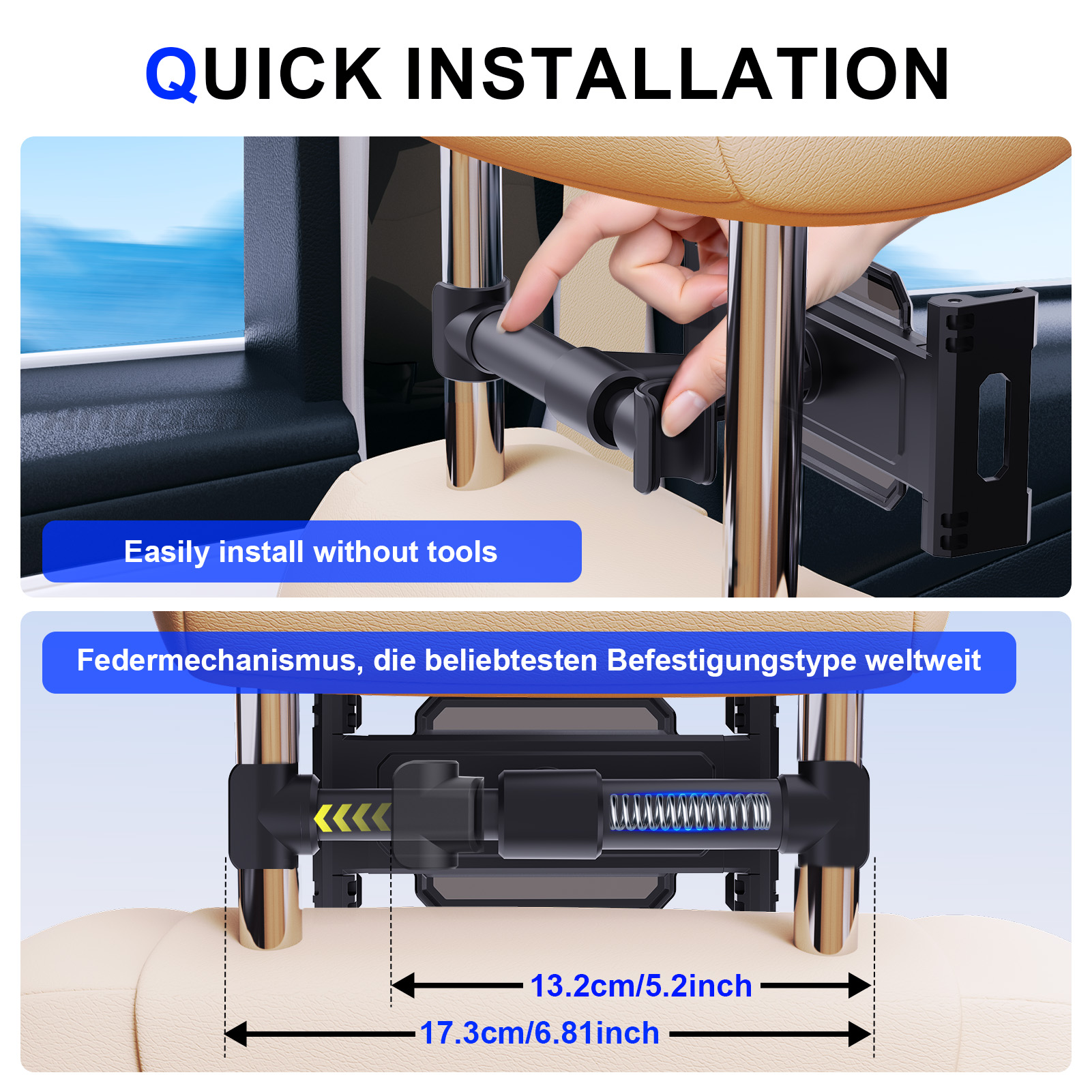 Universal Car Seat Headrest Ta - Toddler Tablet Accessories reseña y precio