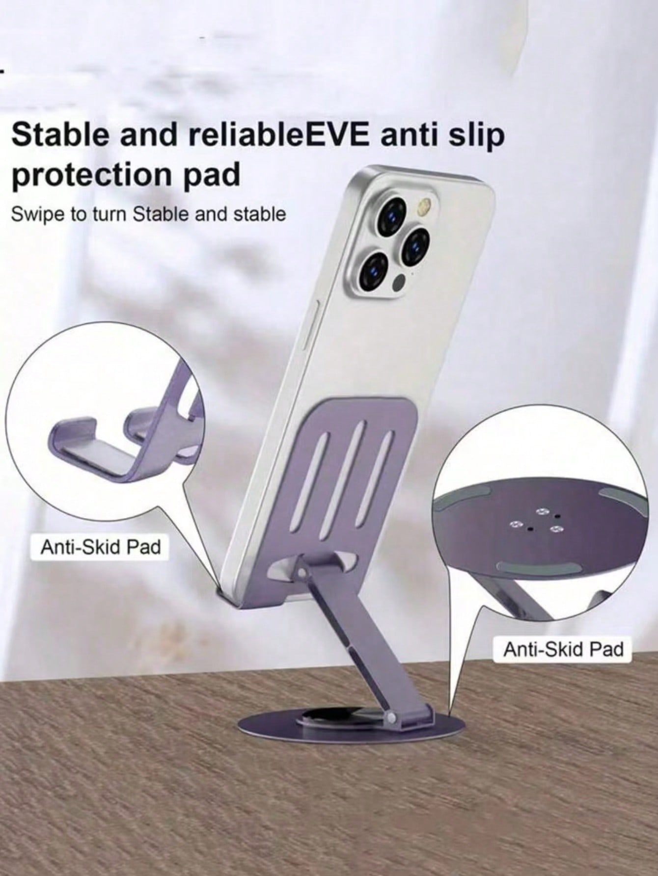 1pc 360° Rotating Universal Me - Tablet Stand Adjustable reseña y precio