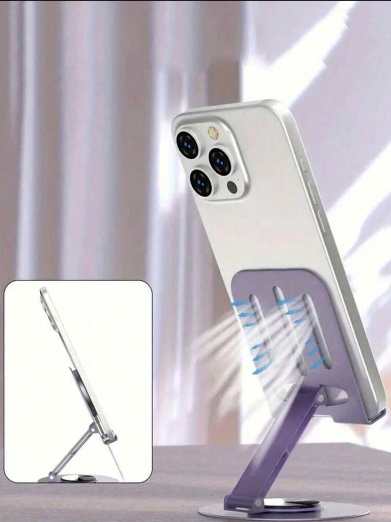 1pc 360° Rotating Universal Me - Tablet Stand Adjustable reseña y precio