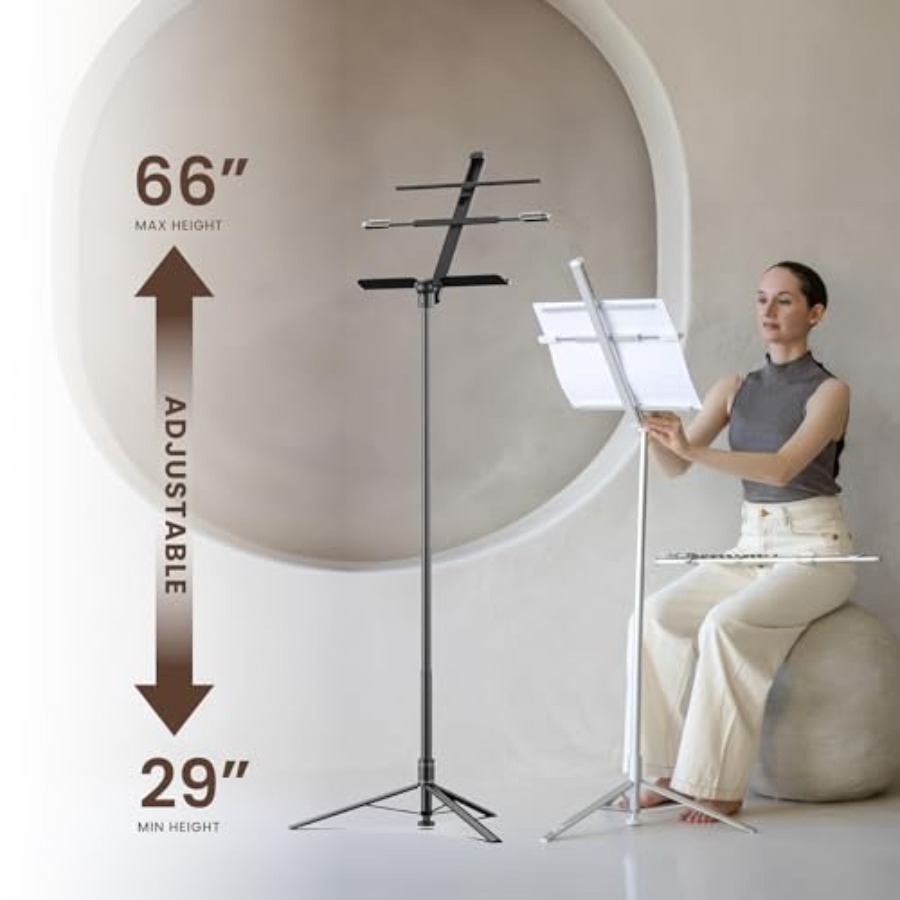 KraftGeek 66 Music Stand for S - Tablet Stand Adjustable reseña y precio