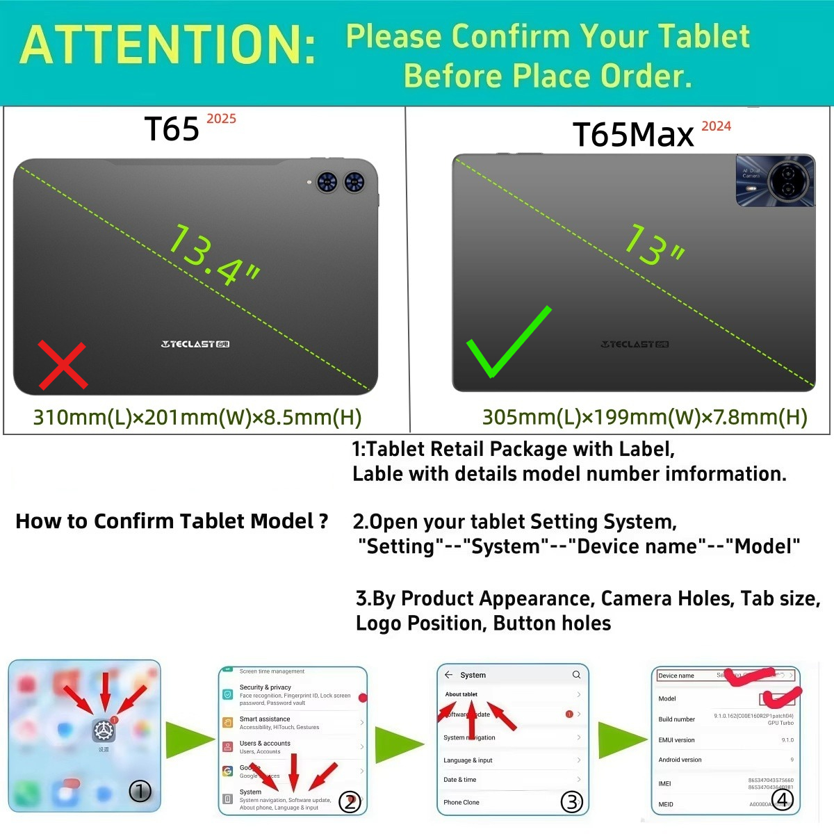 Smart Case for Teclast T65Max  - Teclast Tablet Accessories reseña y precio
