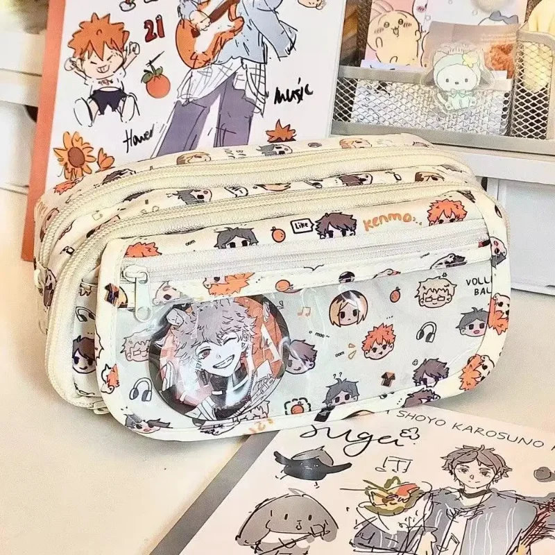 Anime Haikyuu!! Pain Pouch Kaw - Case With Pencil Holder reseña y precio
