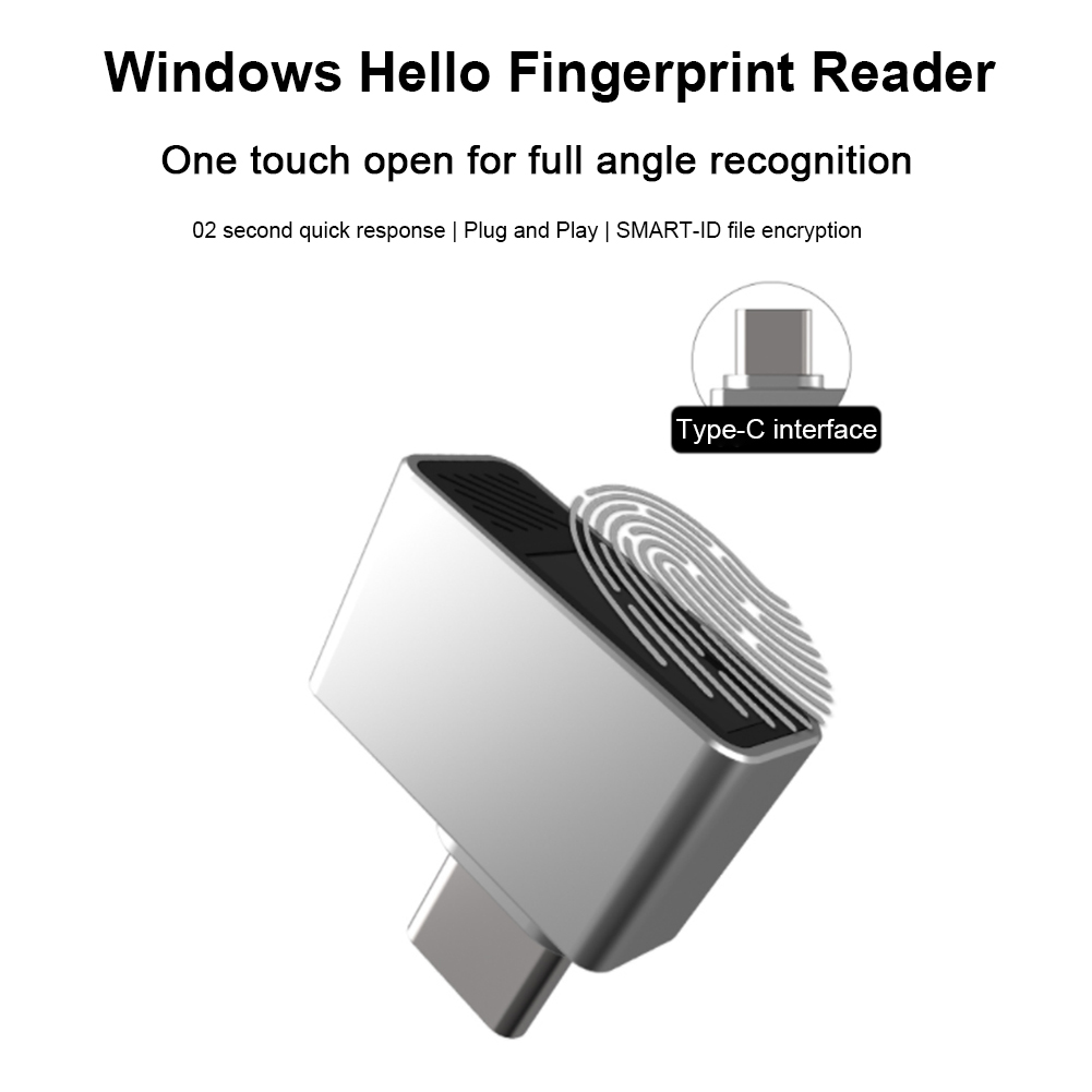 Type-C Biometric Scanner Passw - Windows Tablet Accessories reseña y precio
