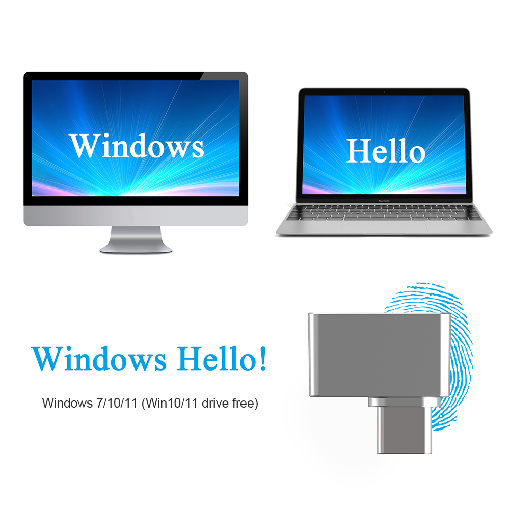 Type-C Biometric Scanner Passw - Windows Tablet Accessories reseña y precio